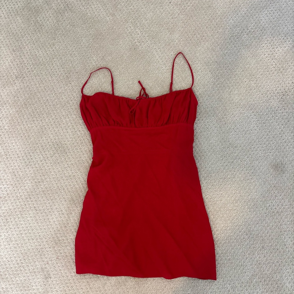 Aritzia Red Mini Dress